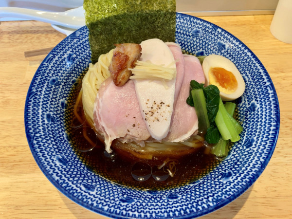 「冷やししゃも中華そば 1300円」@中華そば ひしおの写真