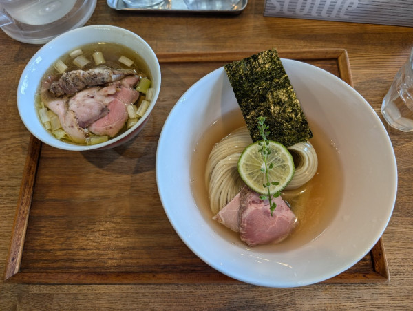 「昆布水つけ麺 塩 並」@YOKOKURA STOREHOUSEの写真