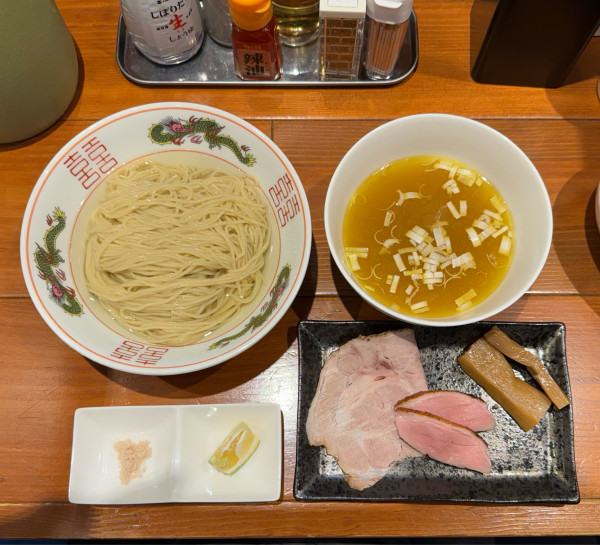 「【限定】秋田高原比内地鶏の昆布水つけ麺（塩）」@麺屋 真心の写真