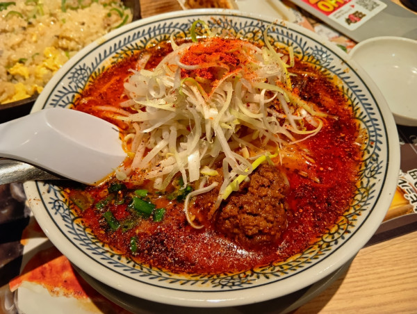 「しびれる辛さの麻辣担々麺」@丸源ラーメン 上板橋店の写真
