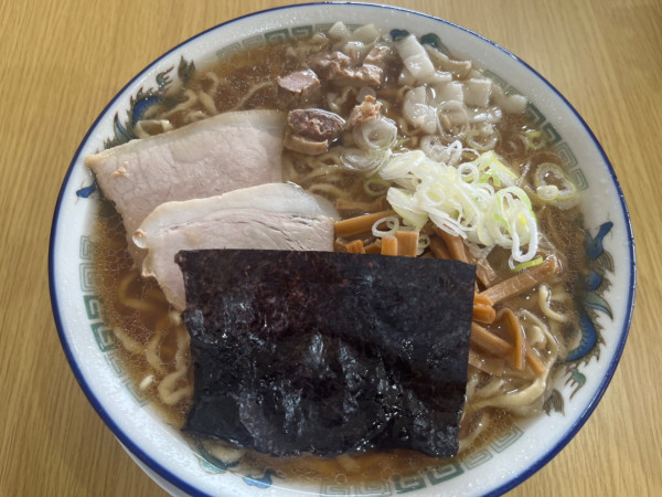 「中華そば、大盛、身入り」@ケンちゃんラーメン 古河店の写真