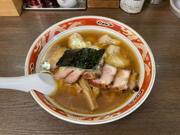 「チャーシューワンタンメン」@支那ソバ かづ屋の写真