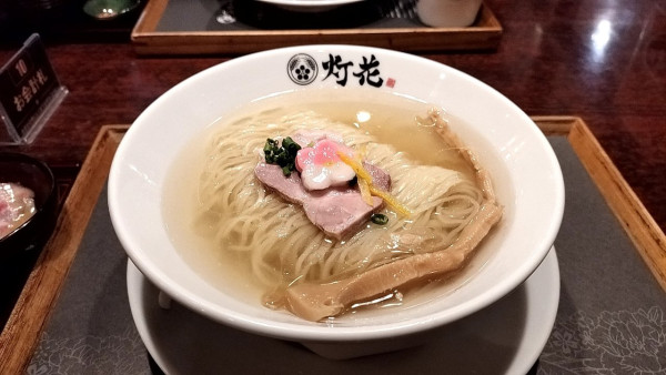 「鯛塩らぁ麺（塩）とお茶漬けセット」@鯛塩そば 灯花 そごう横浜店の写真