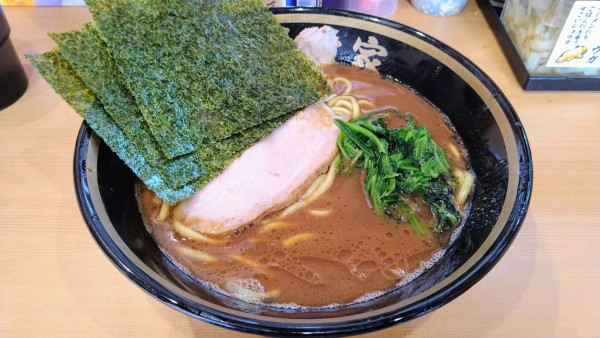 「ラーメン(味濃いめ･麺硬め)」@横濱家系ラーメン 四代目 野中家の写真