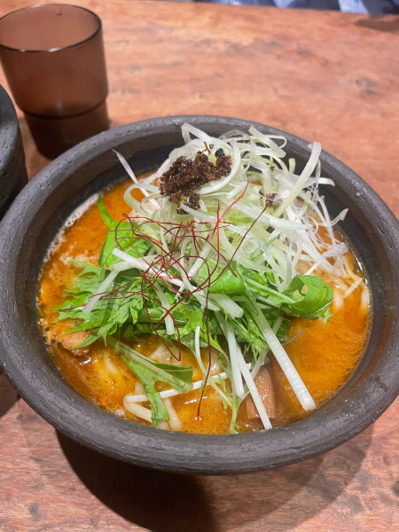 「海老ポタ」@俺の創作らぁめん 極や 上野広小路店の写真