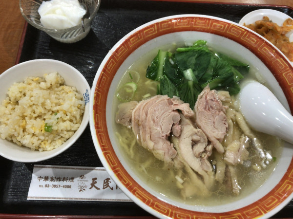 「バンバン鶏麺」@天民閣の写真
