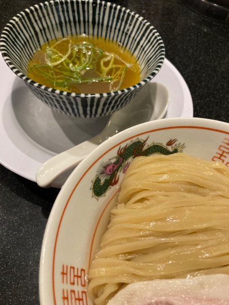 「【限定】ポルチーニとあさりの塩つけ麺¥1,000」@麺匠 至誠の写真
