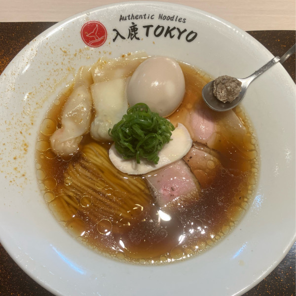 「極KIWAMIポルチーニ醤油らぁ麺2000円」@入鹿TOKYOの写真