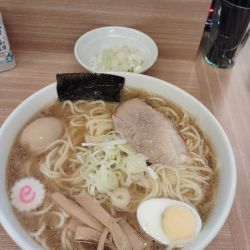 ラーメン大盛　半熟味付けたまご　ねぎ