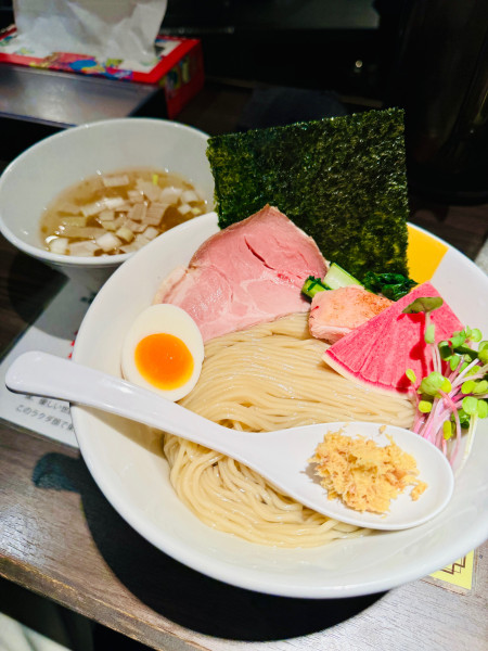 「塩生姜昆布水つけ麺」@塩生姜らー麺専門店MANNISHの写真