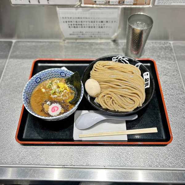 「半熟味玉濃厚つけめん」@松戸富田麺絆の写真
