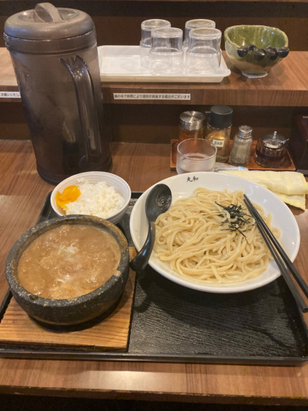 「濃厚つけ麺水曜限定1100円」@つけ麺 丸和 尾頭橋店の写真