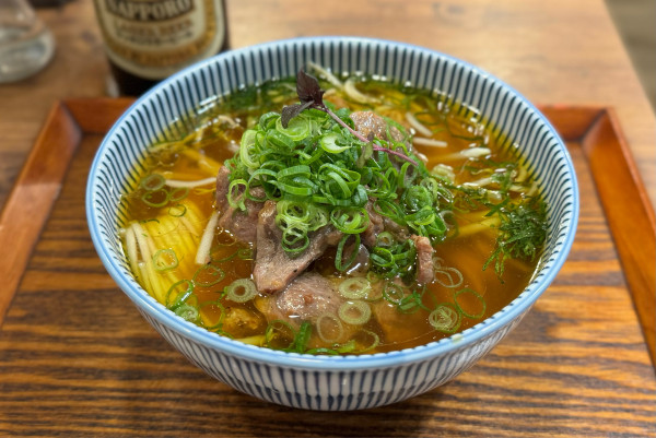 「【新作】羊肉梅肉中華そば（醤油）¥1670」@キッチンきらくの写真