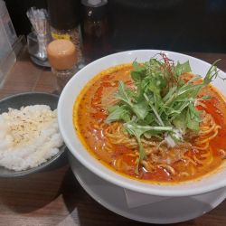 担々麺  白(5辛) 大盛