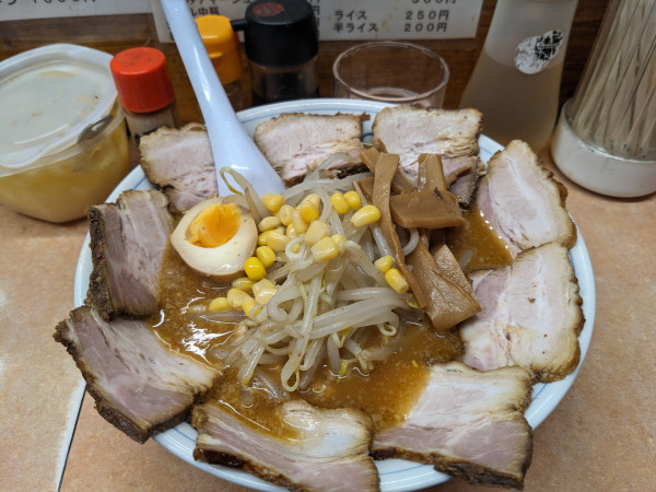 「味噌チャーシュー麺」@雨風本舗の写真