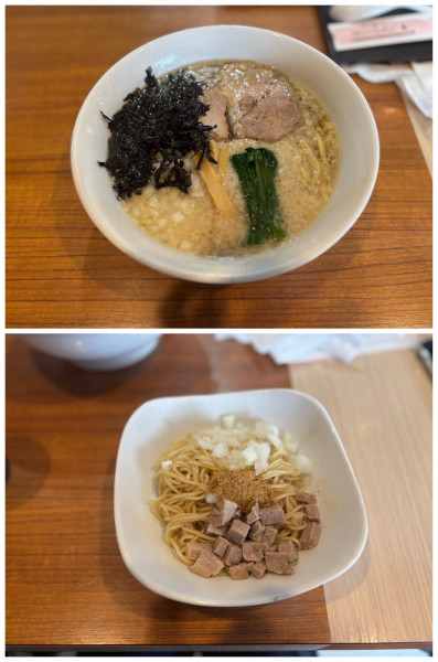 「燕三条中華そば+和えそば」@中華そば GO.TO.KU ～義～の写真