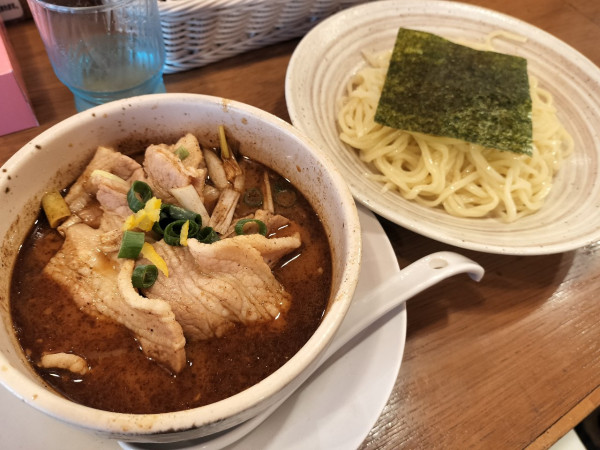 「肉つけ麺」@つけ麺屋 あら田の写真