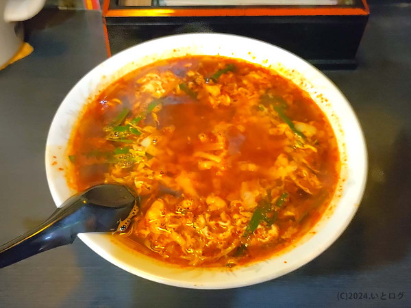 「元祖辛麺 5辛（＋チーズ）」@辛麺屋桝元 中央通店の写真