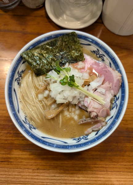 「濃厚鯛煮干しそば」@アメノオトの写真