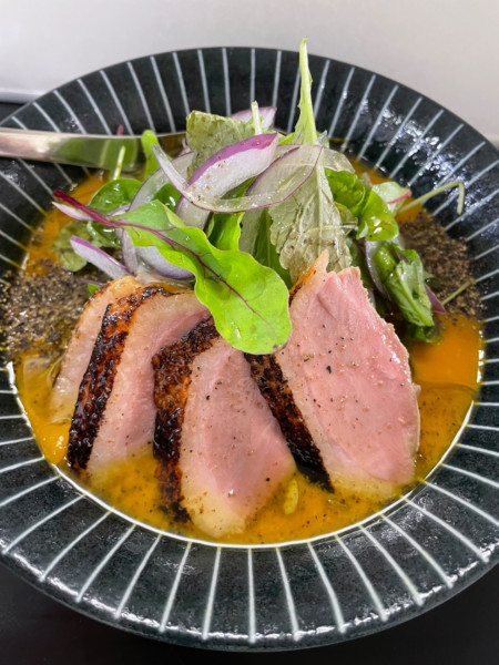 「「週末限定」南瓜ポタージュ」@自家製麺SHINの写真