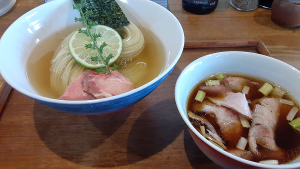「昆布水つけ麺醤油大」@YOKOKURA STOREHOUSEの写真