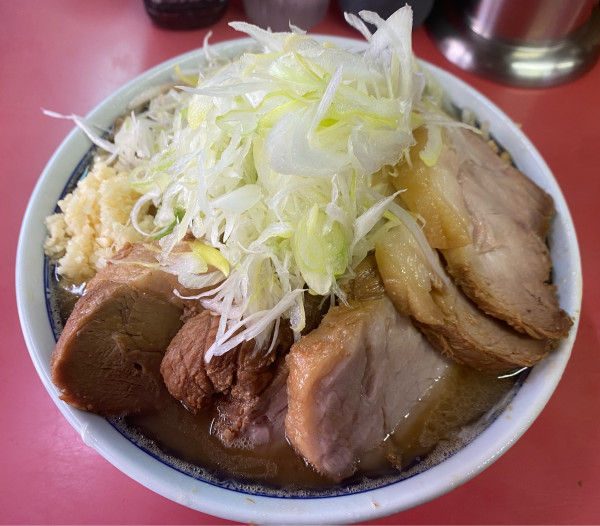 「小豚ラーメン  ネギ」@ラーメン二郎 桜台駅前店の写真