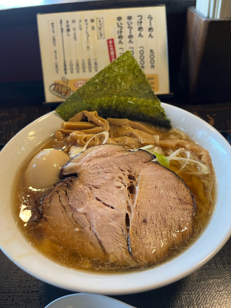 「らーめん+味玉」@らーめんはるか86の写真