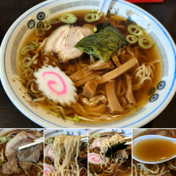 「ラーメン＆小カレーセット　900円」@大精軒の写真