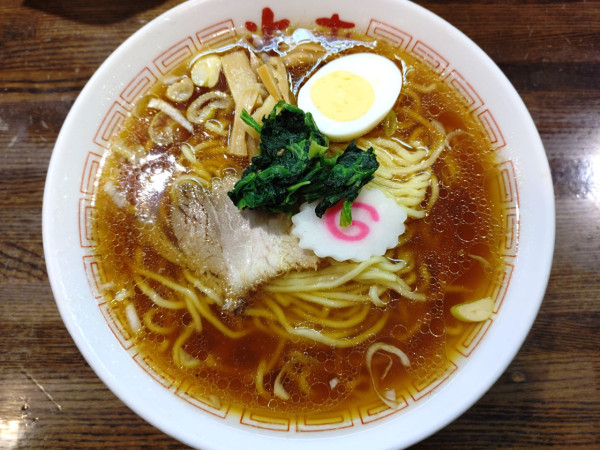 「中華そば、大盛」@中華そば 光来の写真