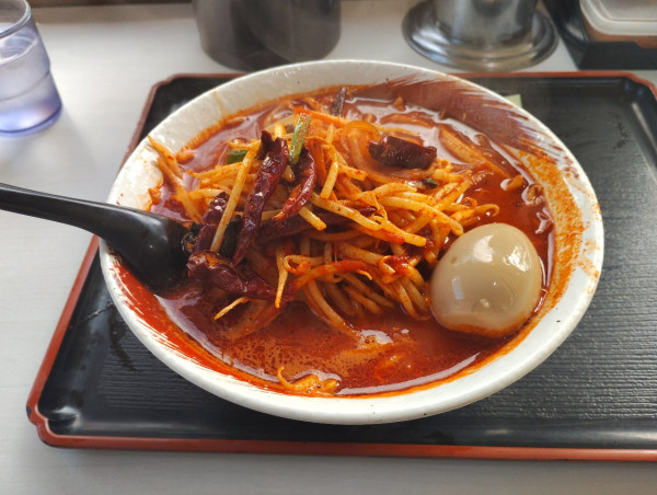 「暴君タンメン+味玉」@あぢとみ食堂の写真