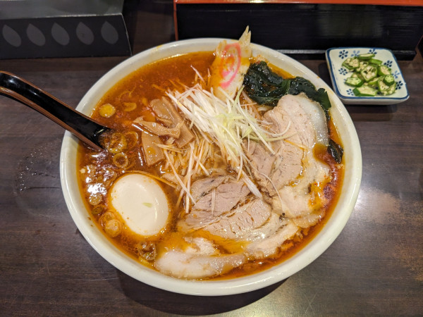 「栄菜ラーメン　大盛り」@ラーメン 心道の写真