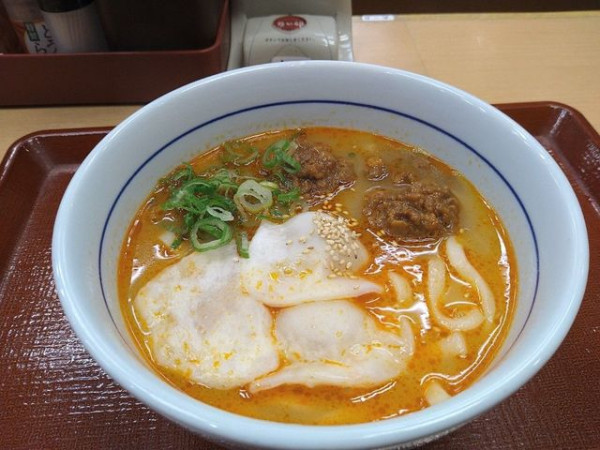 「水餃子坦々うどん」@なか卯 宇治槇島店の写真
