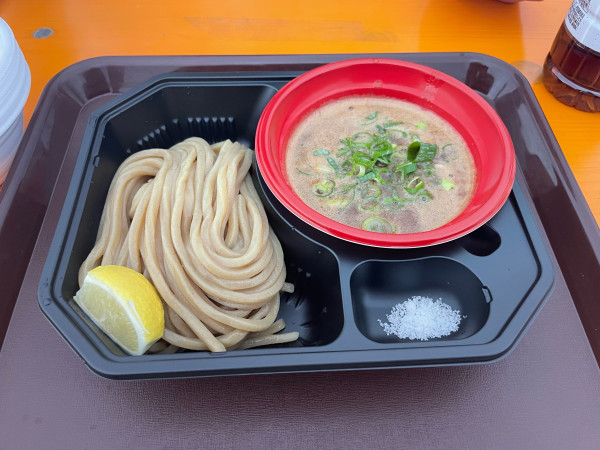 「【中華蕎麦ひら井】豚鶏牛動物系100%濃厚つけ麺」@東京ラーメンフェスタ2024の写真