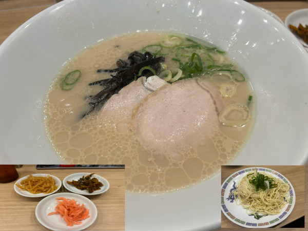 「白丸元味850円、替え玉150円」@一風堂 イーアスつくば店の写真