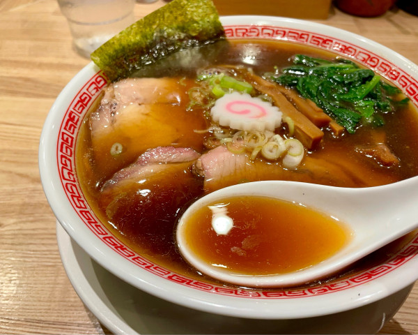 「中華そば/白飯」@麺や みかんの写真