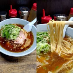 『しょうゆ(¥900)』をニンニク入りで