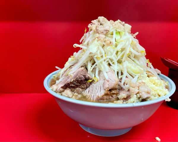 「大/ヤサイマシ/アブラマシ/ニンニク」@ラーメン二郎 一橋学園店の写真