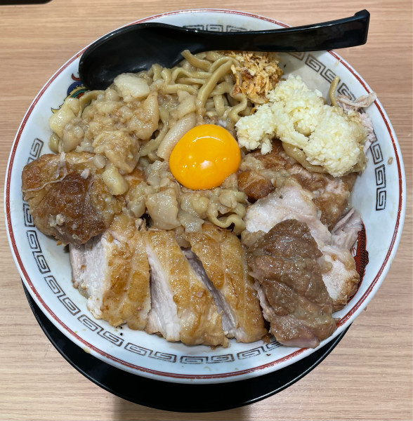 「汁なし」@豚山 武蔵小杉店の写真