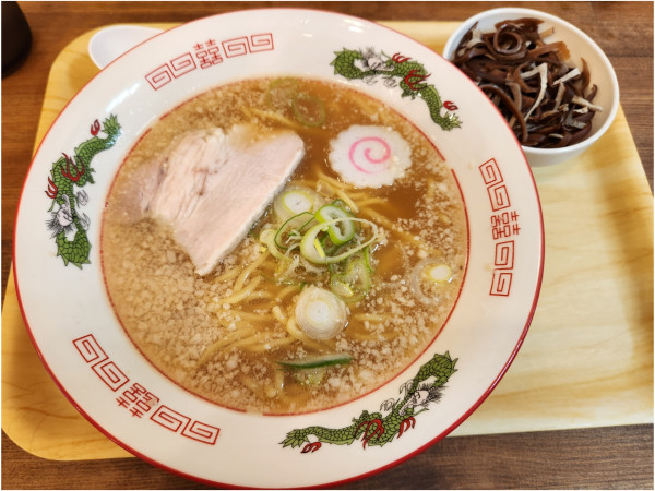 「中華そば　きくらげ」@肉中華そば 金無夢有の写真