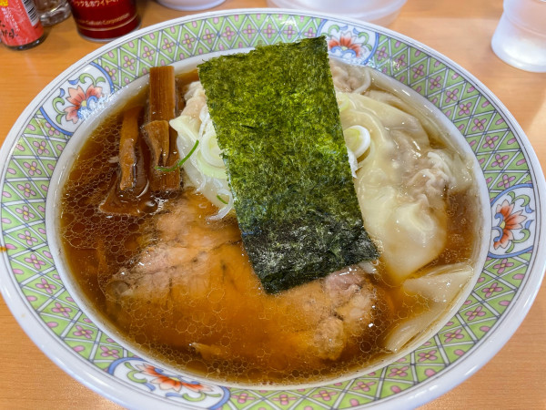 「ワンタンメン」@支那そば 一力の写真