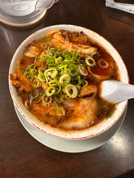 「中華そば+焼飯」@新福菜館 KiKi京橋店の写真