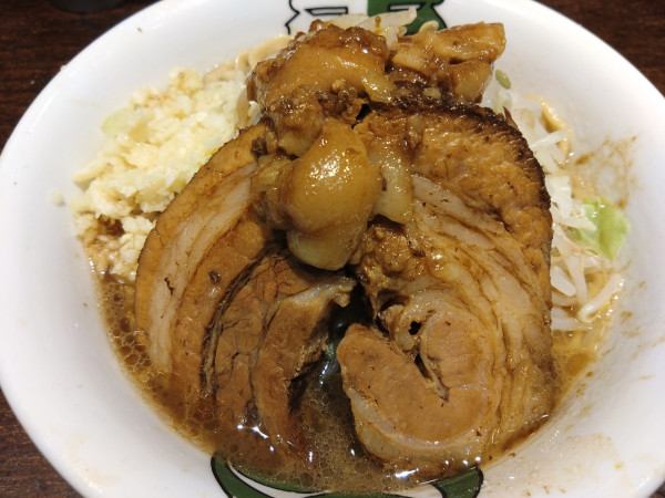 「雷そばミニ」@ラーメン 雷 東京本丸店の写真