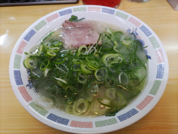 「ネギラーメン390円」@博多ラーメン はかたや 西新店の写真