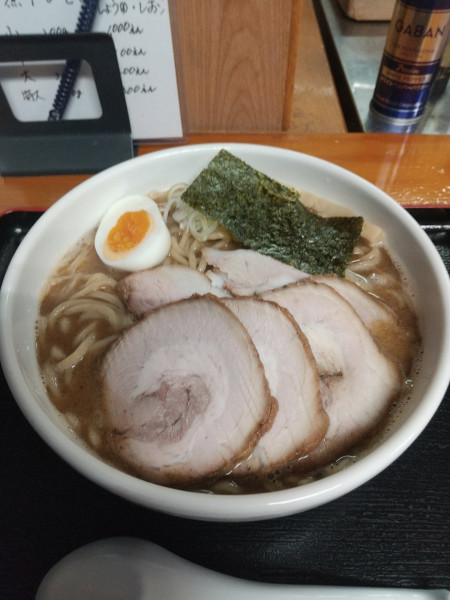 「濃厚中華そば(トッピング：チャーシュー)」@つけ麺 中華そば 佐とうの写真