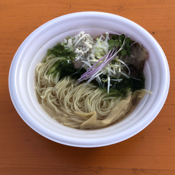 「【福島ラーメン組っ！獅子奮迅隊】福島三大鶏とあおさのトリュフ」@東京ラーメンフェスタ2024の写真