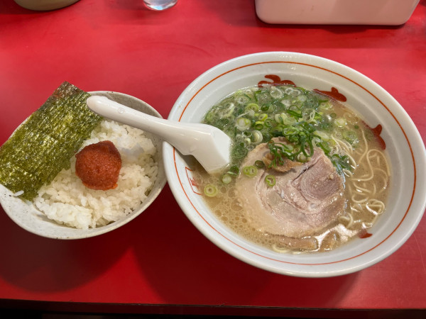 「長浜ラーメン」@博多長浜屋台やまちゃん 銀座店の写真