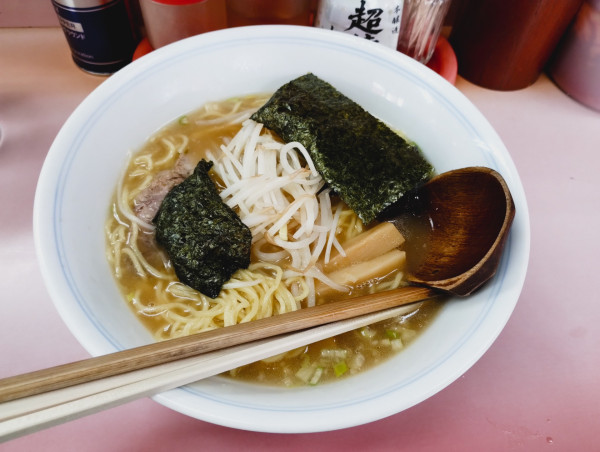 「南蛮ラーメン 半チャーハンセット」@元祖ラーメンショップ 南蛮ラーメン 青葉店の写真