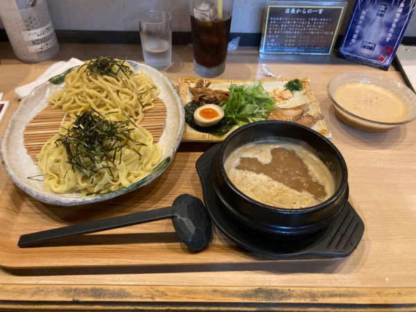 「合盛りつけ麺」@よいちつけ麺研究所 新田店の写真