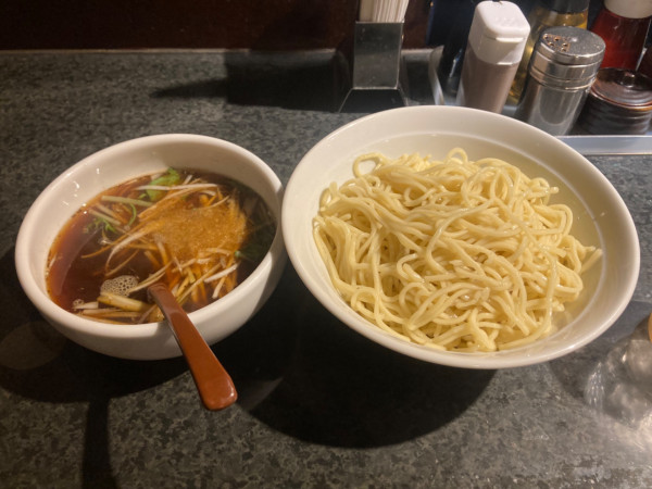 「ゆずつけ麺大盛り880円」@大らーめん 福籠の写真