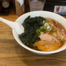 正油ワカメラーメン